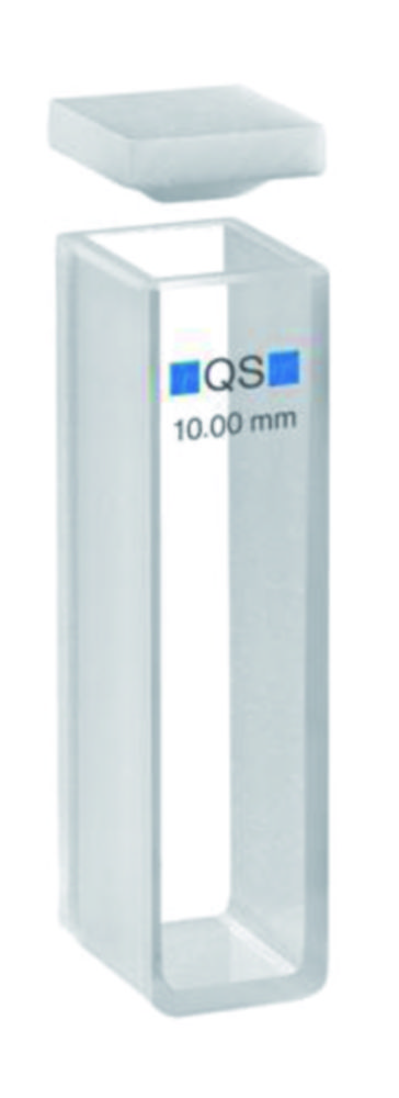 Macro cells for absorption measurement, UV-range, quartz glass High Performance | Type: B
