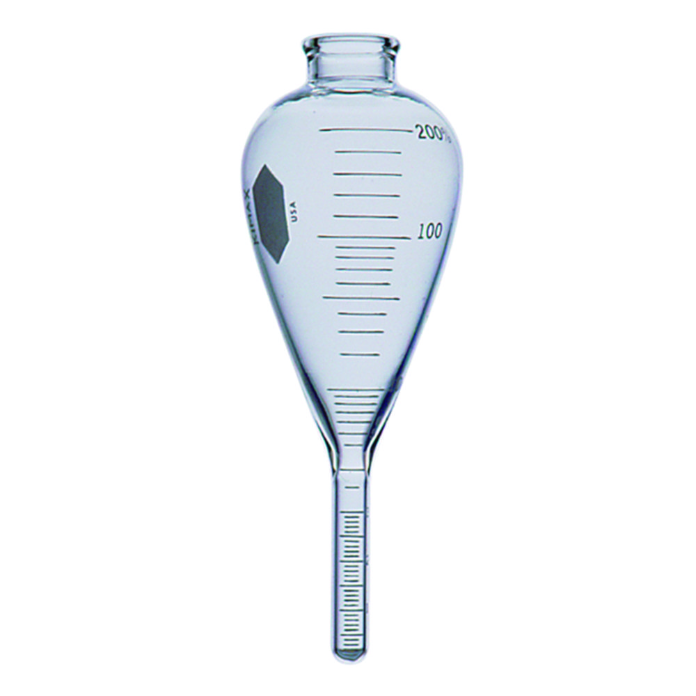 ASTM Centrifuge Tubes, pear-shaped, with conical base, borosilicate glass 3.3 | Capacity ml: 100