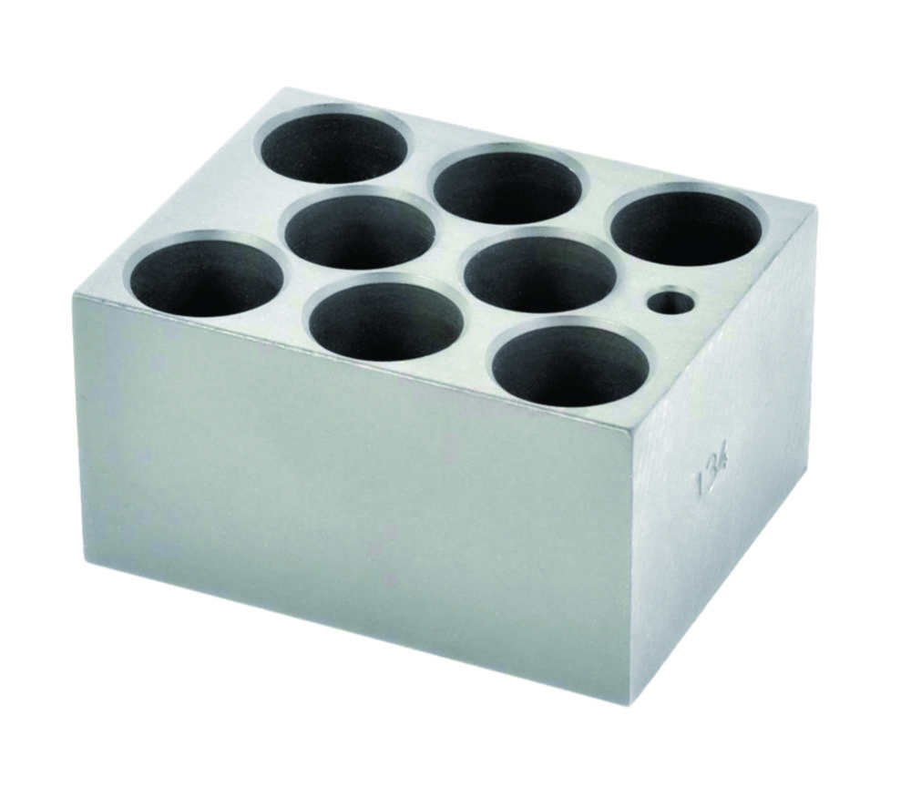 Blocks for Vials for Dry Block Heaters | For vials: 21 mm