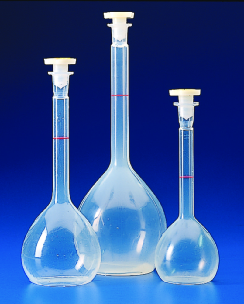 Flasks, volumetric, PMP (TPX) | Nominal capacity: 50 ml