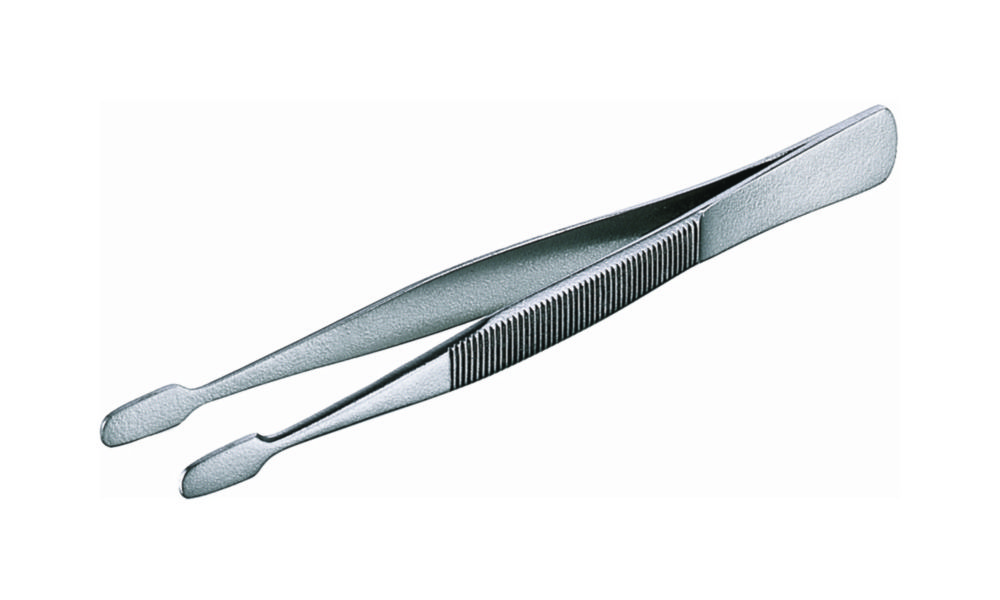 Cover glass forceps, Nickel plated steel | Version: Straight