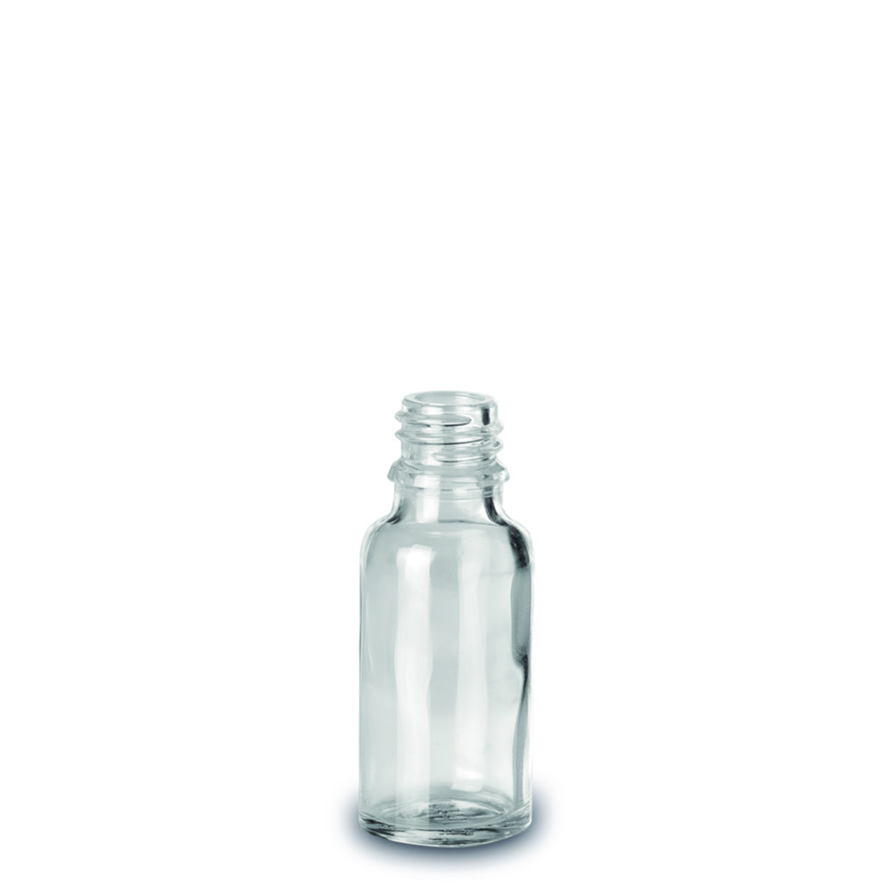 Tropfflaschen, Kalk-Soda Glas, klar