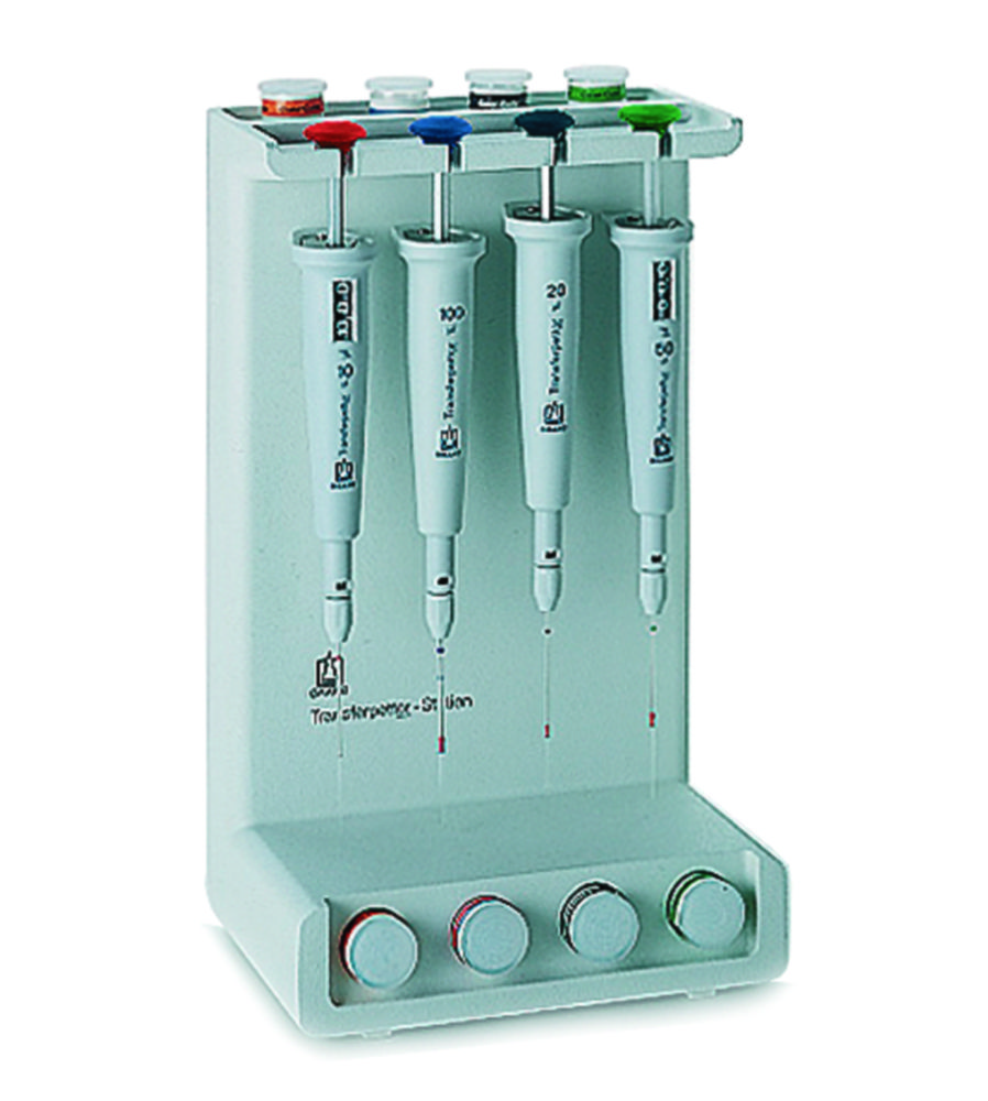 Stands for single channel pipettes Transferpettor