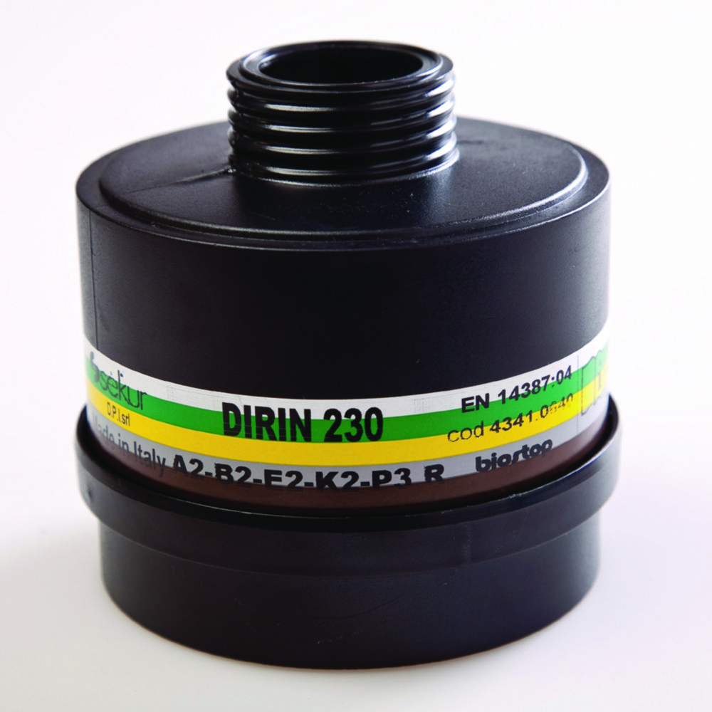 Atemfilter zu Atemschutzmasken Polimask 330 und C 607 | Typ: DIRIN 230 A2 B2 E2 K2-Hg-P3R D