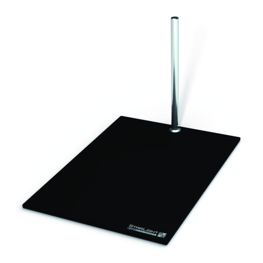 Accessories for LED lamps / cold light sources | Description: Stand plate with fixing rod, 200 mm