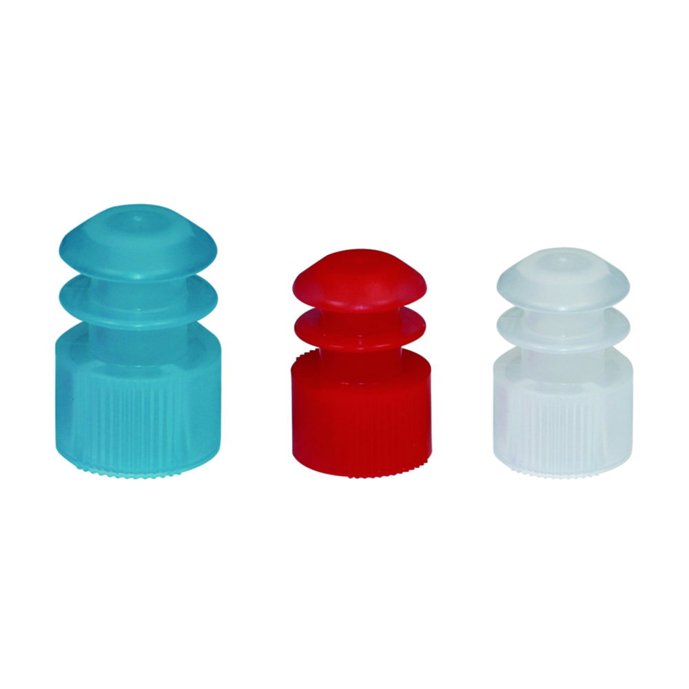 Ribbed stoppers, LD-PE | For tubes Ø: 16 mm