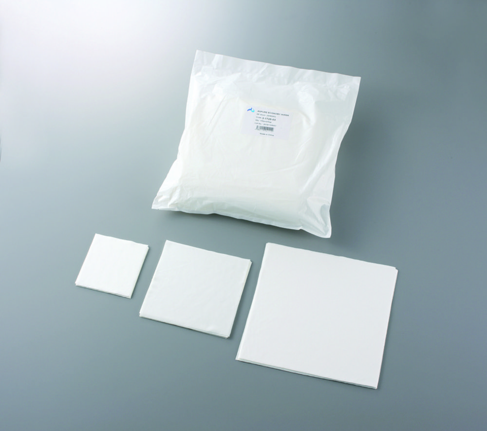 Cleanroom Wipes ASPURE, polyester / nylon | Dimensions mm: 229 x 229