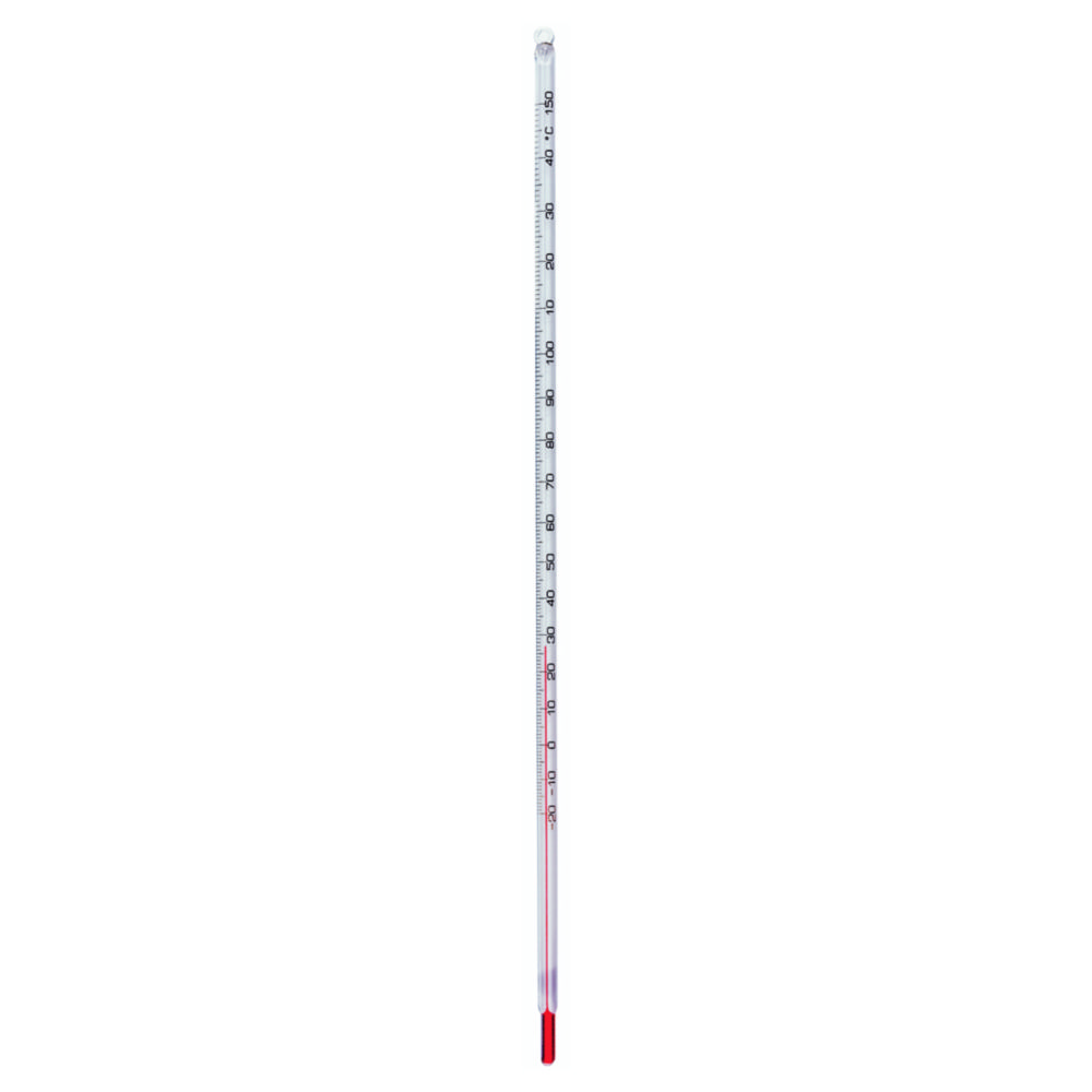 General-purpose thermometers, red filling | Measuring range °C: -10 ... 60