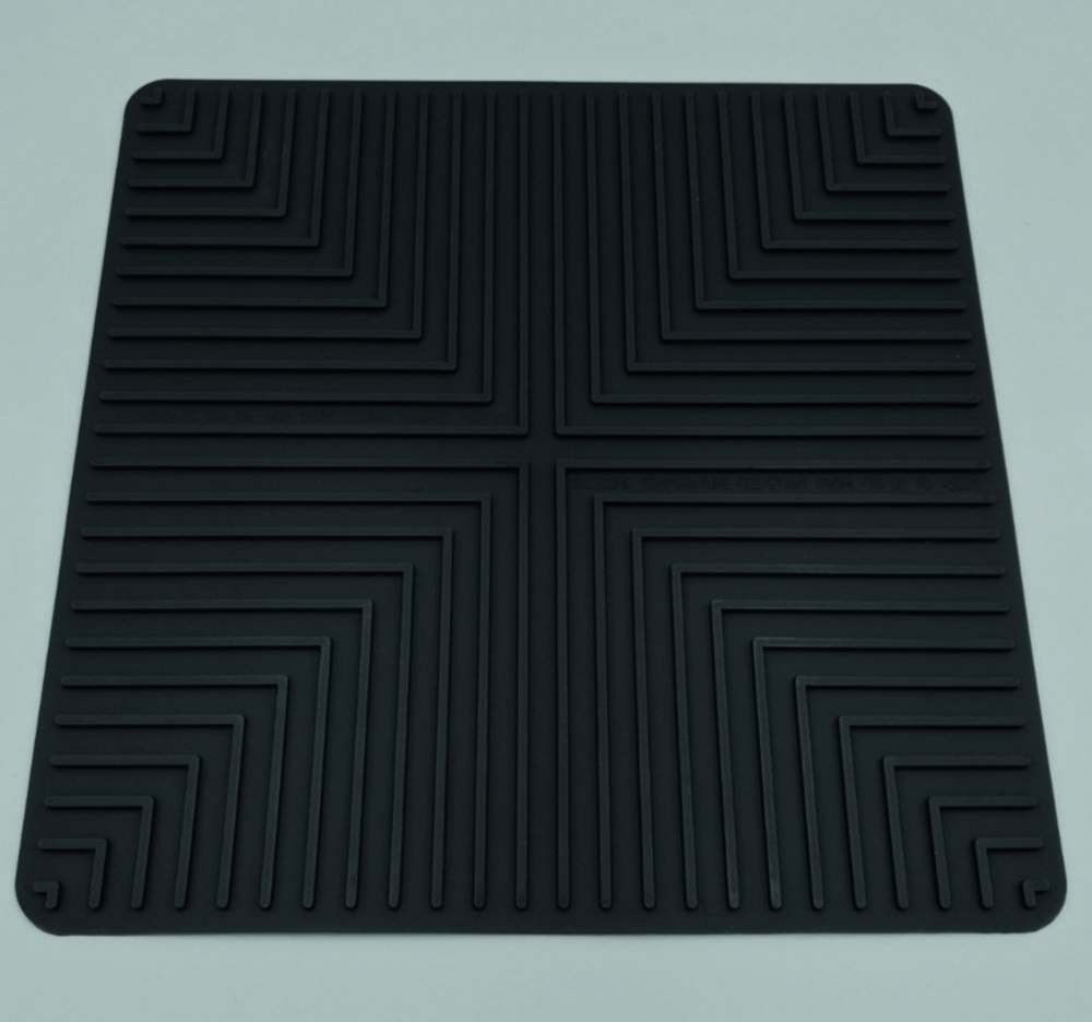 Laboratory mats, silicone | Colour: Black