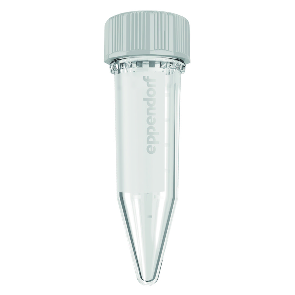 Eppendorf Tubes® 5.0 mL, PP, with screw cap, Forensic DNA Grade | Nominal capacity: 5.0 ml