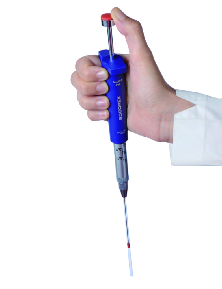 Positive displacement micropipettes Acura® capillar 846 | Capacity: 10 ... 50 µl