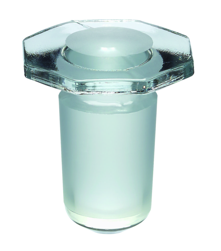 BOD funnel bottle | Description: Glass stoppers