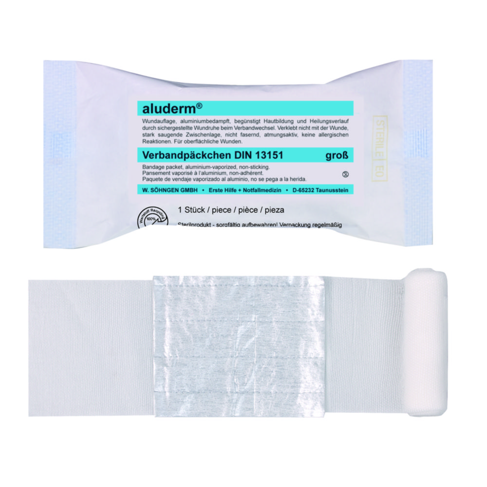 Bandages aluderm® DIN, sterile | Type: Large