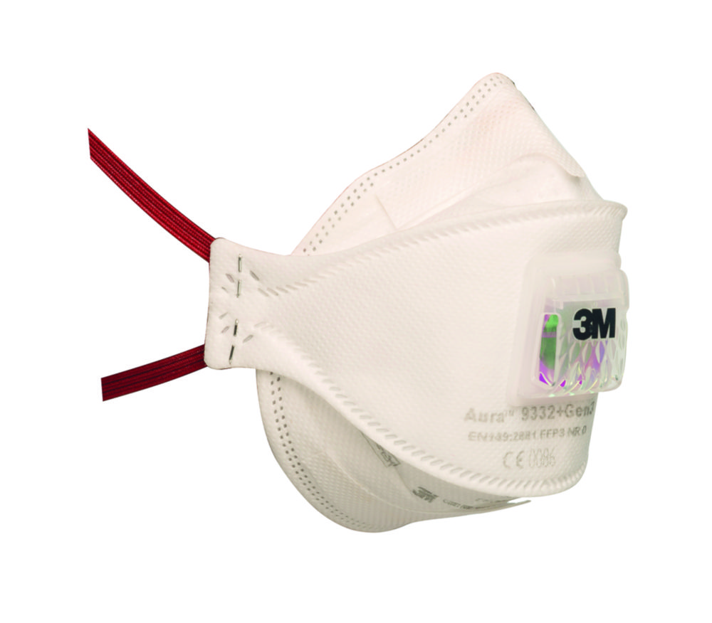 Respirators Aura™ 9300+Gen3, Series, Folding Masks | Type: Aura™ 9332+Gen3SV