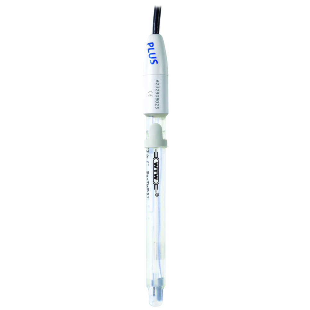 pH combination electrodes, liquid electrolyte, SenTix® 51/SenTix® 52, refillable | Type: SenTix® 51