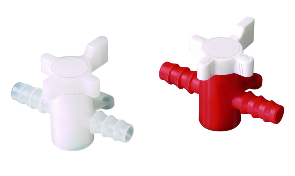 2-way valves Laboplast® | Int. tubing Ø: 7 ... 9 mm