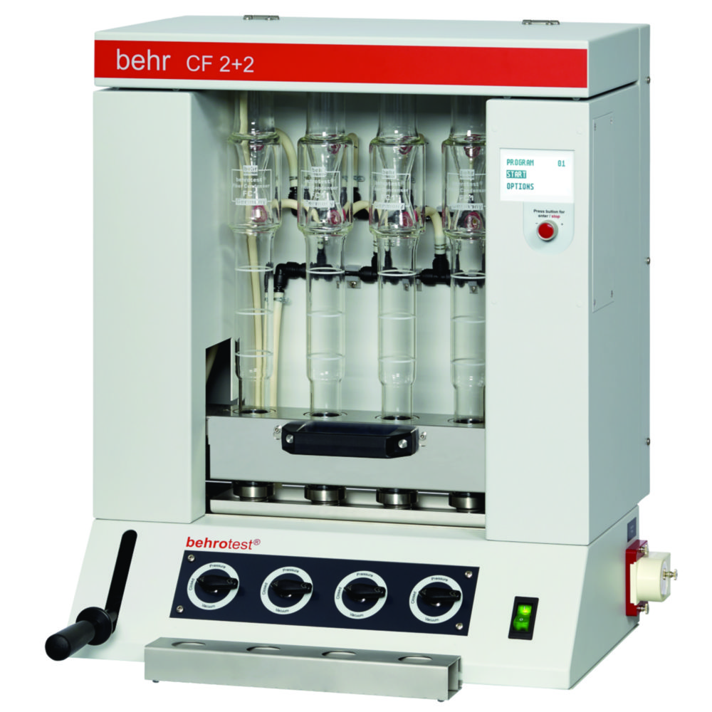 behrotest® CF 2+2 und CF 6, halbautomatische Rohfaser-Extraktionseinheiten | Typ: CF2+2