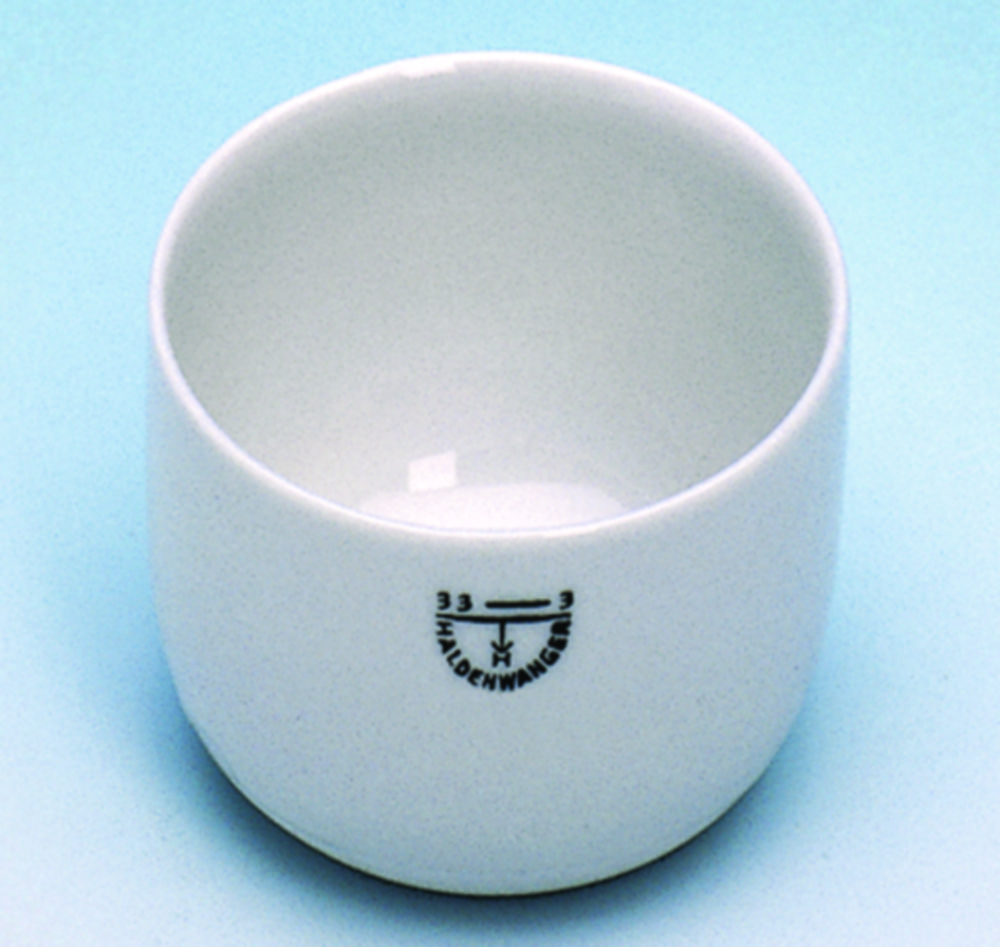 Incenerating dishes, porcelain, cylindrical form | Nominal capacity: 30 ml