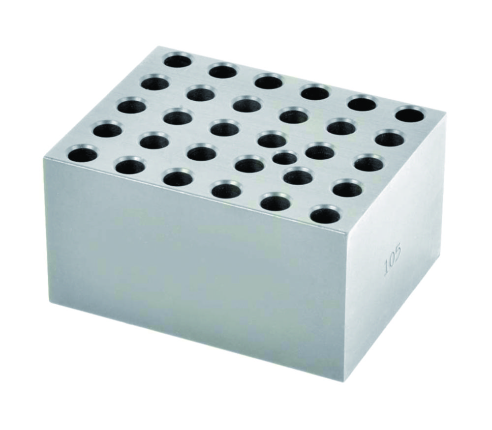 Blocks and Combination Blocks for Standard Test Tubes for Dry Block Heaters | For tubes: 2.5 ml