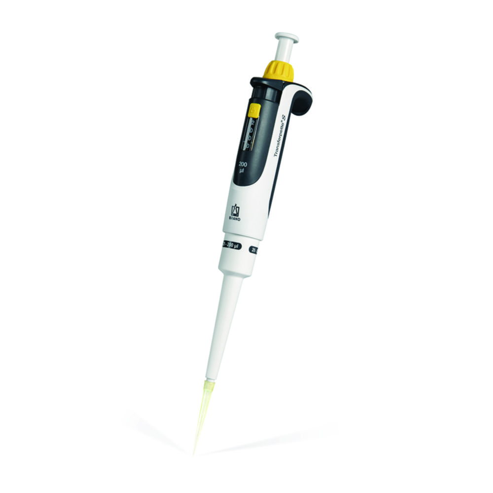Single channel microliter pipettes, Transferpette® S, variable | Capacity: 0.1 ... 1 µl