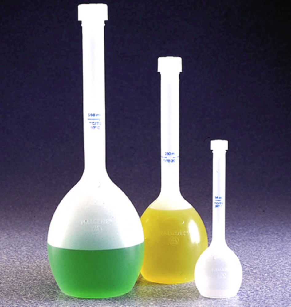 Volumetric flasks Nalgene™, PMP, PP | Nominal capacity: 200 ml