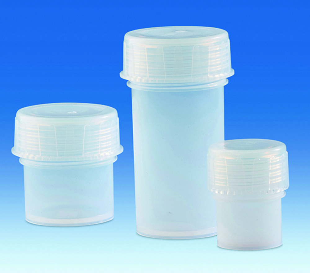 Sample jars with screw cap, PFA | Capacity ml: 90