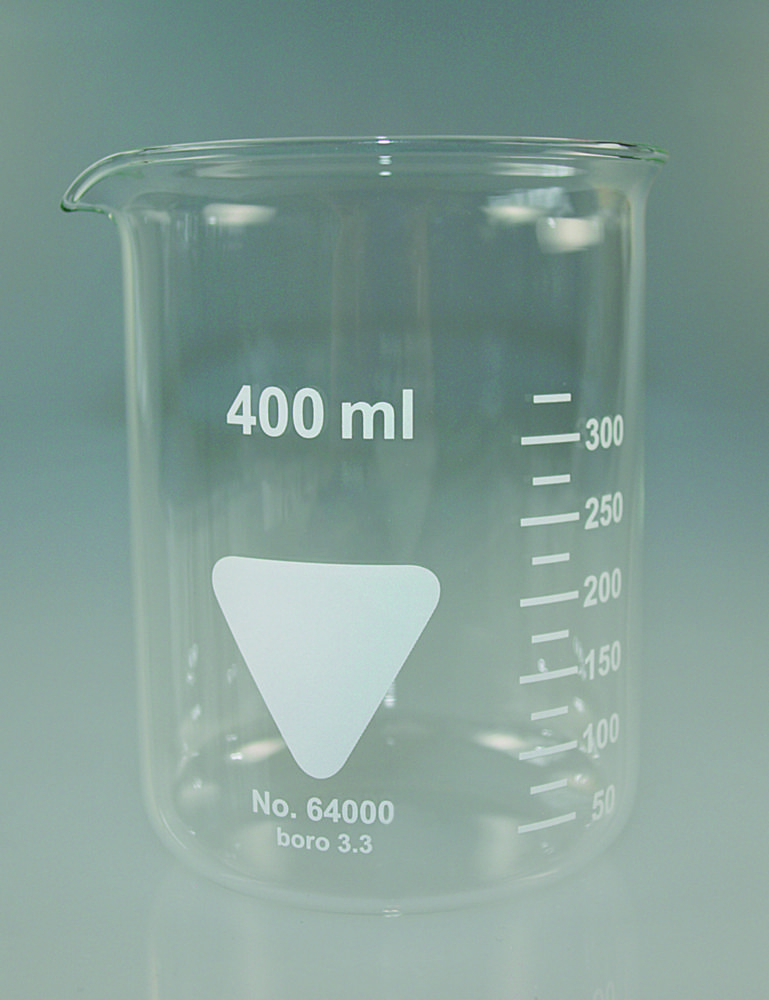 Becherglas, Borosilikat 3.3, niedrige Form | Nennvolumen: 25 ml
