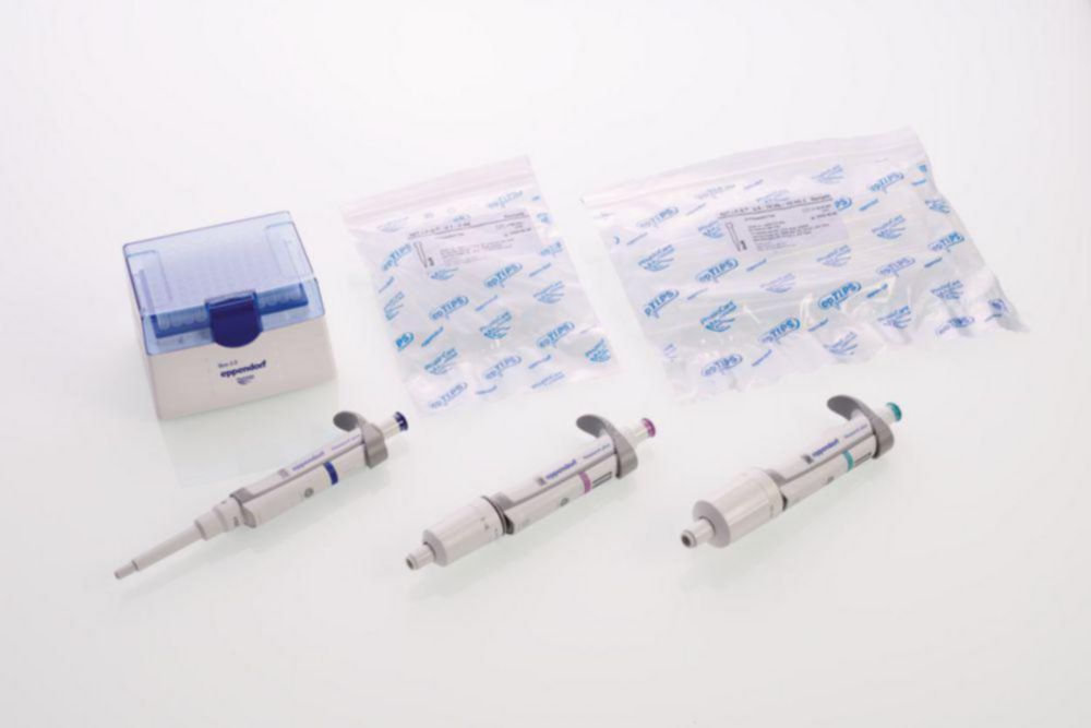 Single channel microliter pipettes Eppendorf Research plus 3-Packs (General Lab Product), variable | Description: Research®plus 3-Packs, Option 3