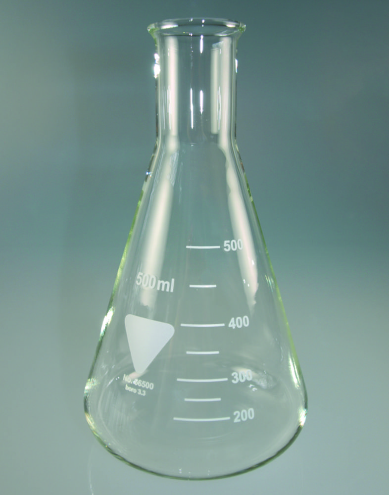 Erlenmeyer flasks, Borosilicate glass 3.3, narrow neck | Nominal capacity: 2000 ml