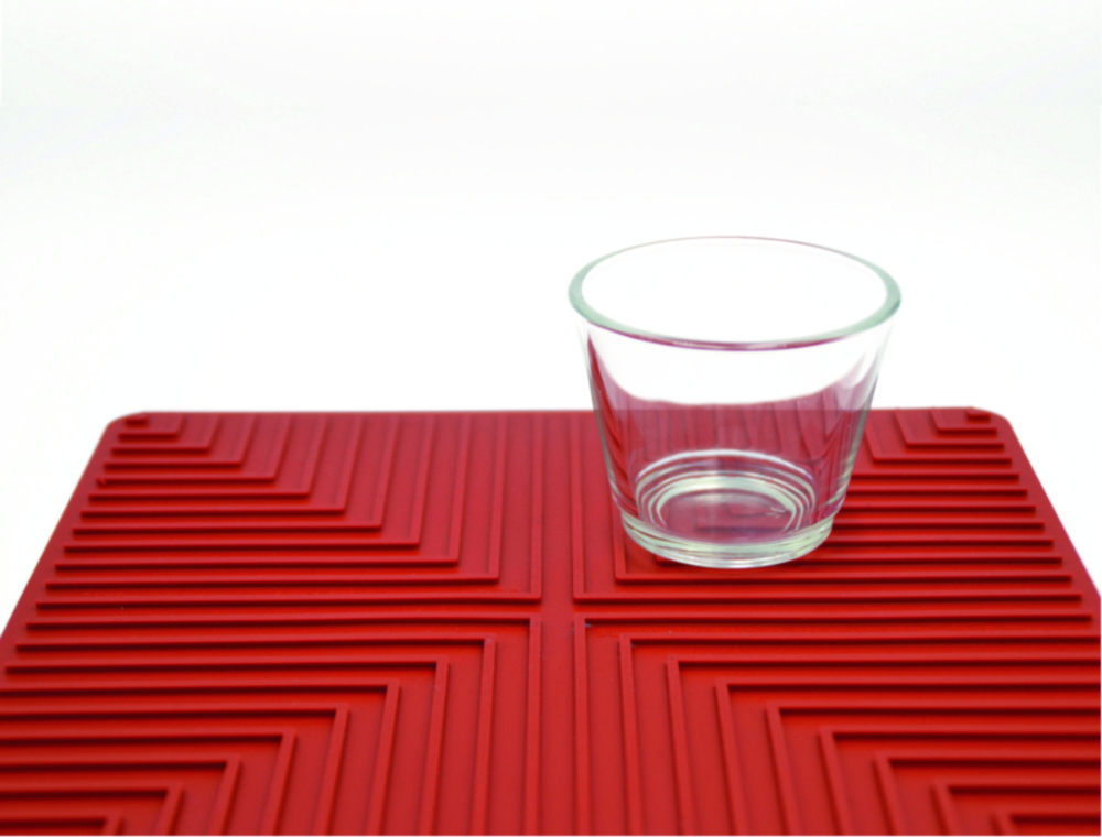 Laboratory mats, silicone | Colour: Red