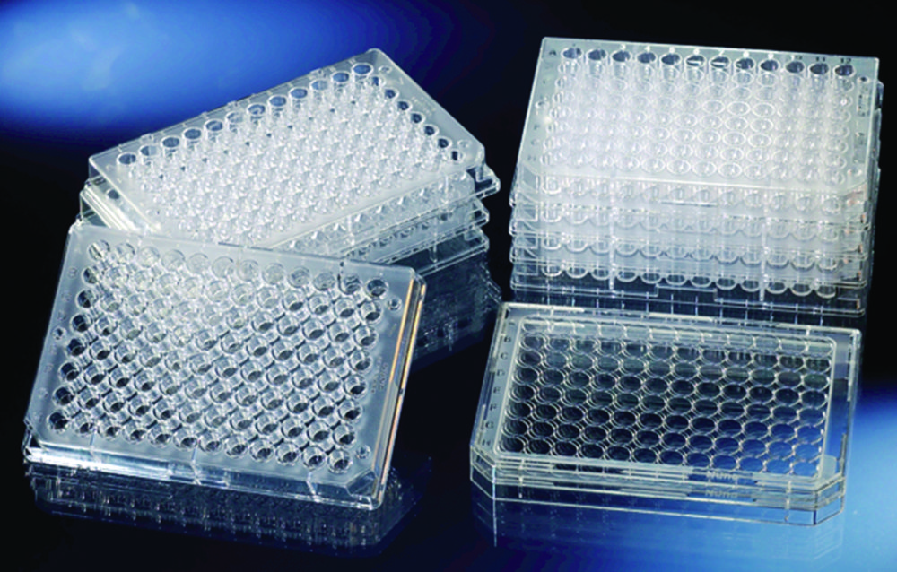96 Well Immuno Plates, PS, flat bottom | Surface: PolySorp™