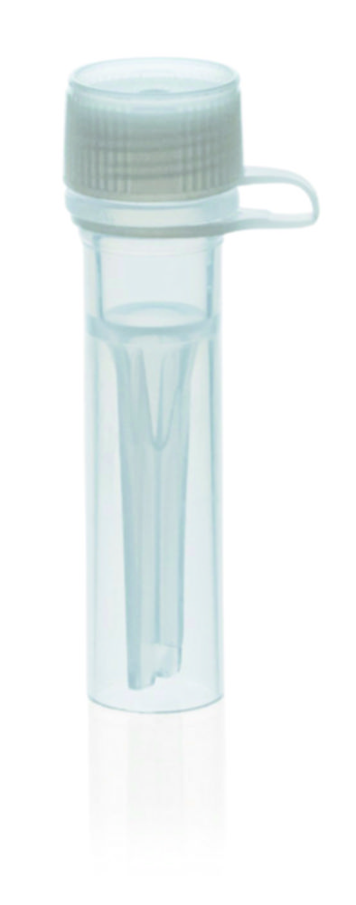 Micro tubes, PP, with attached screw cap, PE, with sealing cone | Nominal capacity: 0.5 ml