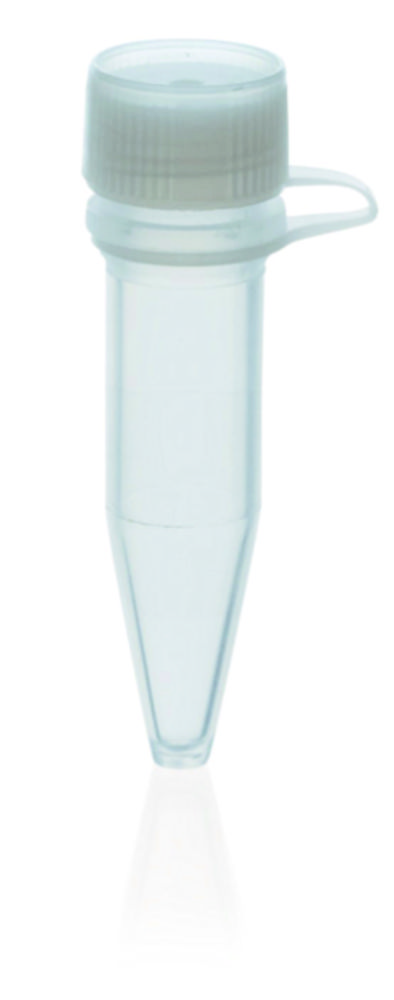Micro tubes, PP, with attached screw cap, PE, with sealing cone | Nominal capacity: 1.5 ml