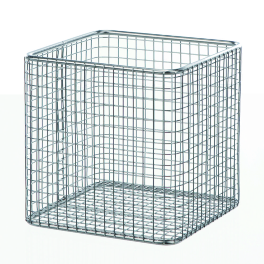 Wire baskets square, stainless steel