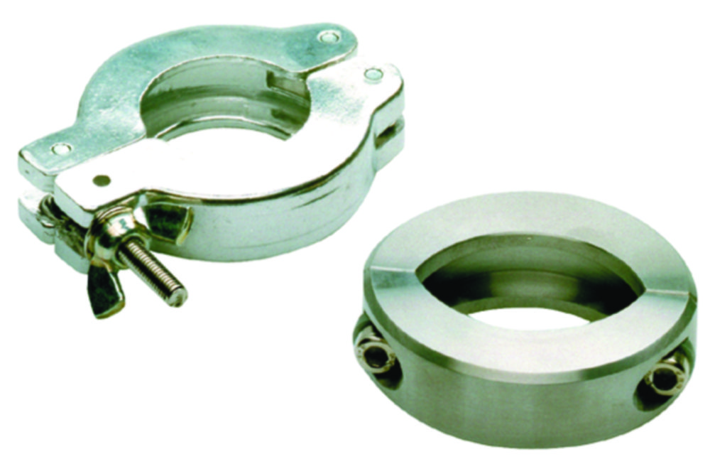 Vacuum fittings, clamping rings for type KF small flange | Type: Stainless steel