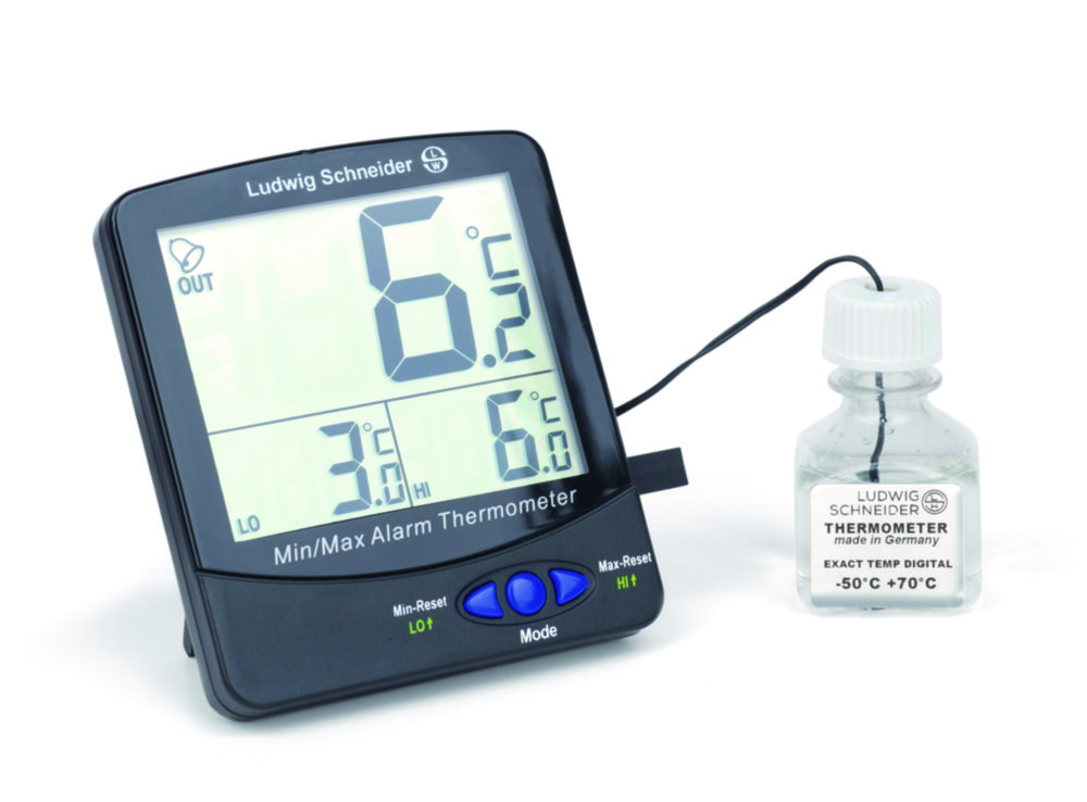 Digital bottle thermometers
