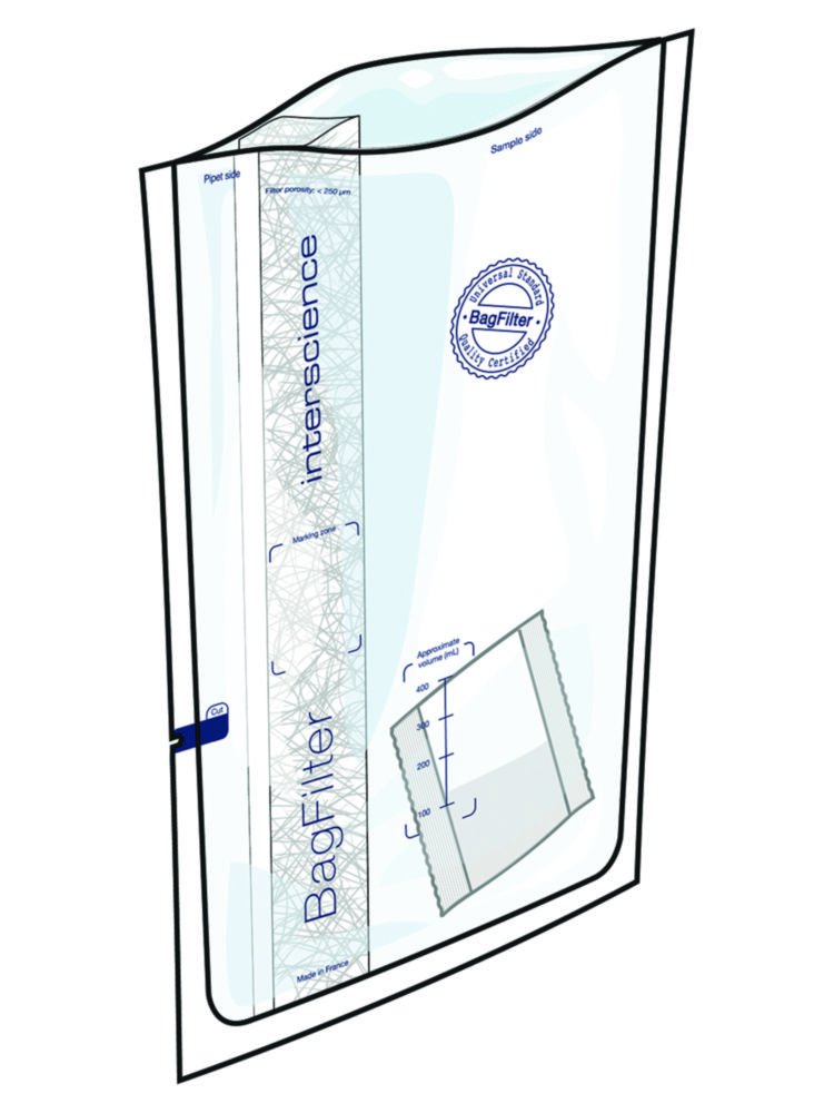 Blender bags BagSystem®, instaBAG® BPW with dehydrated medium | Nominal capacity: 90 ml
