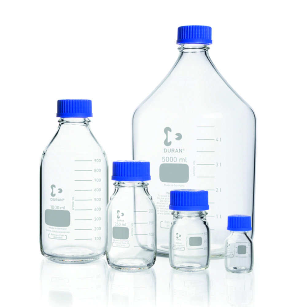 Laboratory bottles, DURAN®, with screw cap | Nominal capacity: 150 ml