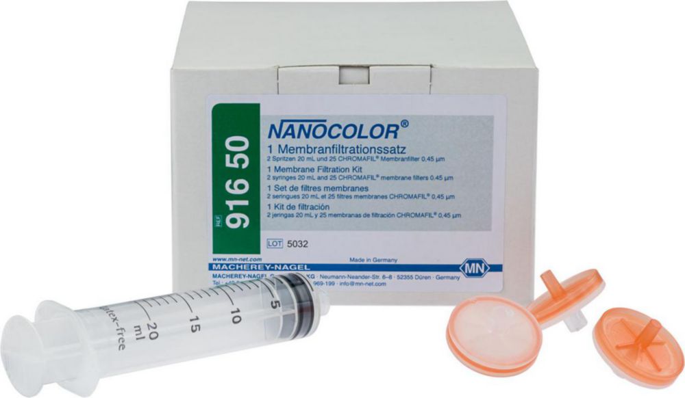 Zubehör NANOCOLOR®, Membranfiltration | Typ: Membranfiltrationssatz