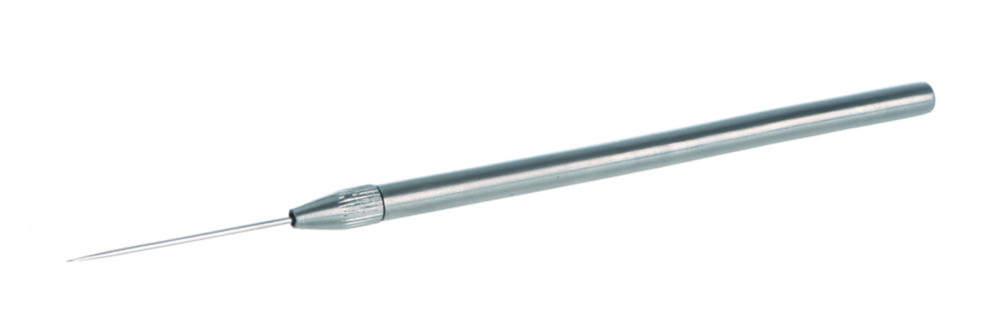 Needle Holder according to Kolle | Type: Aluminium, with plastic handle, without needle