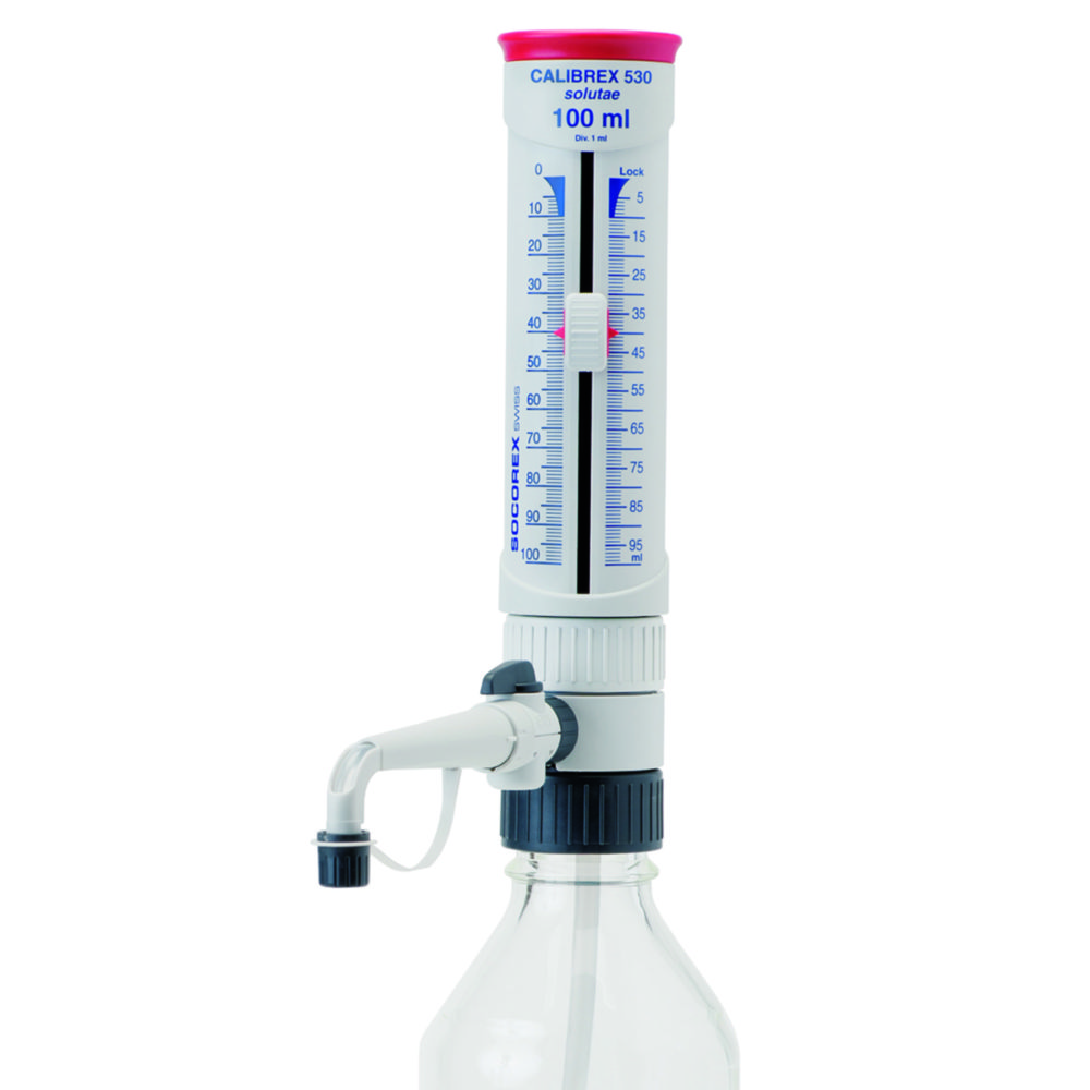 Flaschenaufsatz-Dispenser Calibrex™ solutae 530, mit Fluidkontroll-System