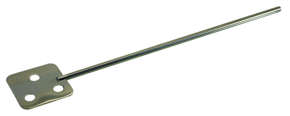 Accessories for Overhead stirrer LLG-uniSTIRRER OH2 | Description: 3-hole paddle stirrer, diam. 67, shaft diam. 8, 400 mm