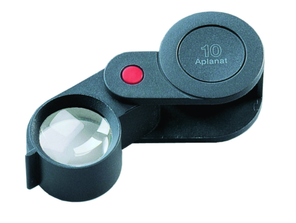 Precision folding magnifiers, plastic | Description: Distortion-free image