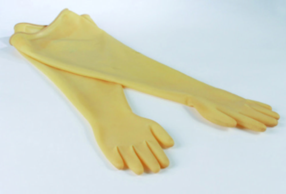 Gloves for Glove boxes, natural rubber | Size: 9