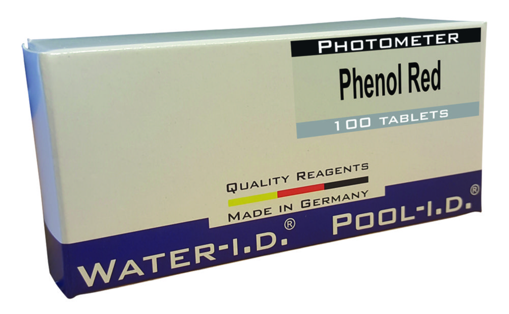 Reagent sets tablets | Description: Phenol red / pH (6.4 - 8.4)