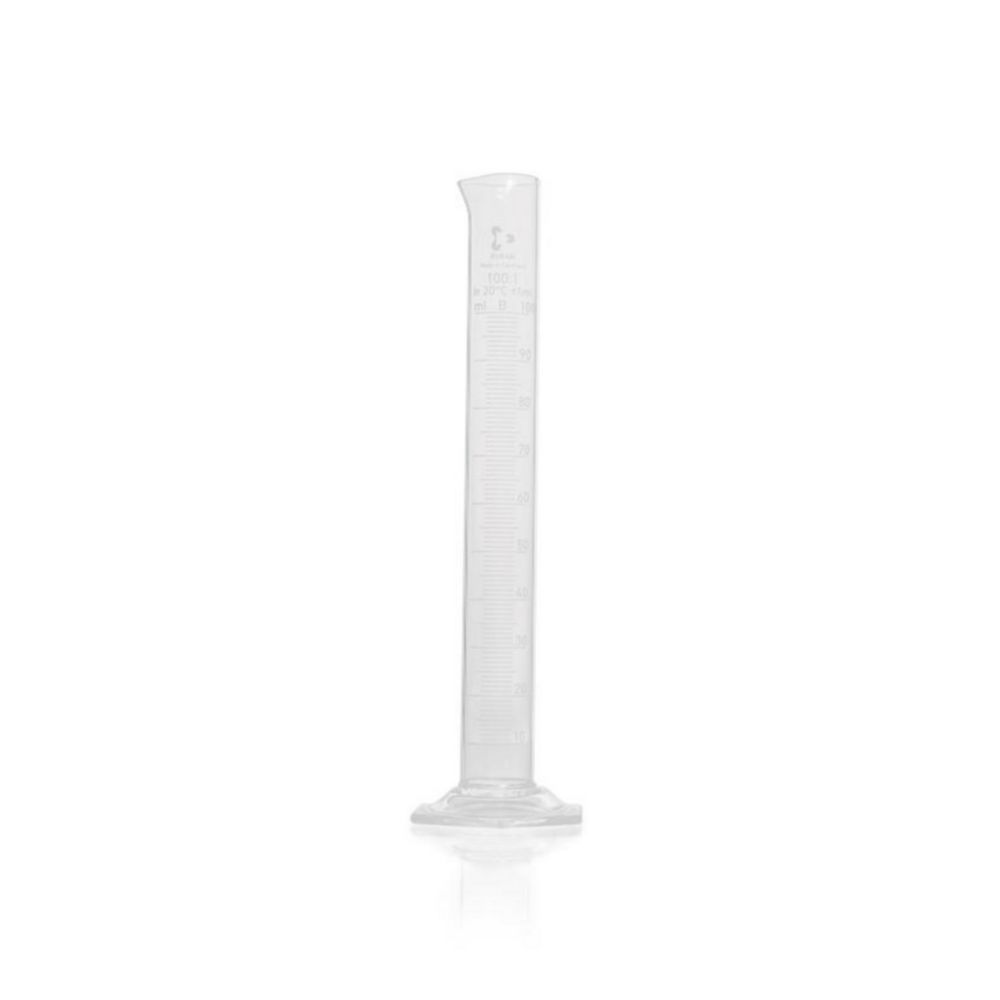 Measuring cylinders DURAN®, tall form, class B, white graduations | Nominal capacity: 100 ml