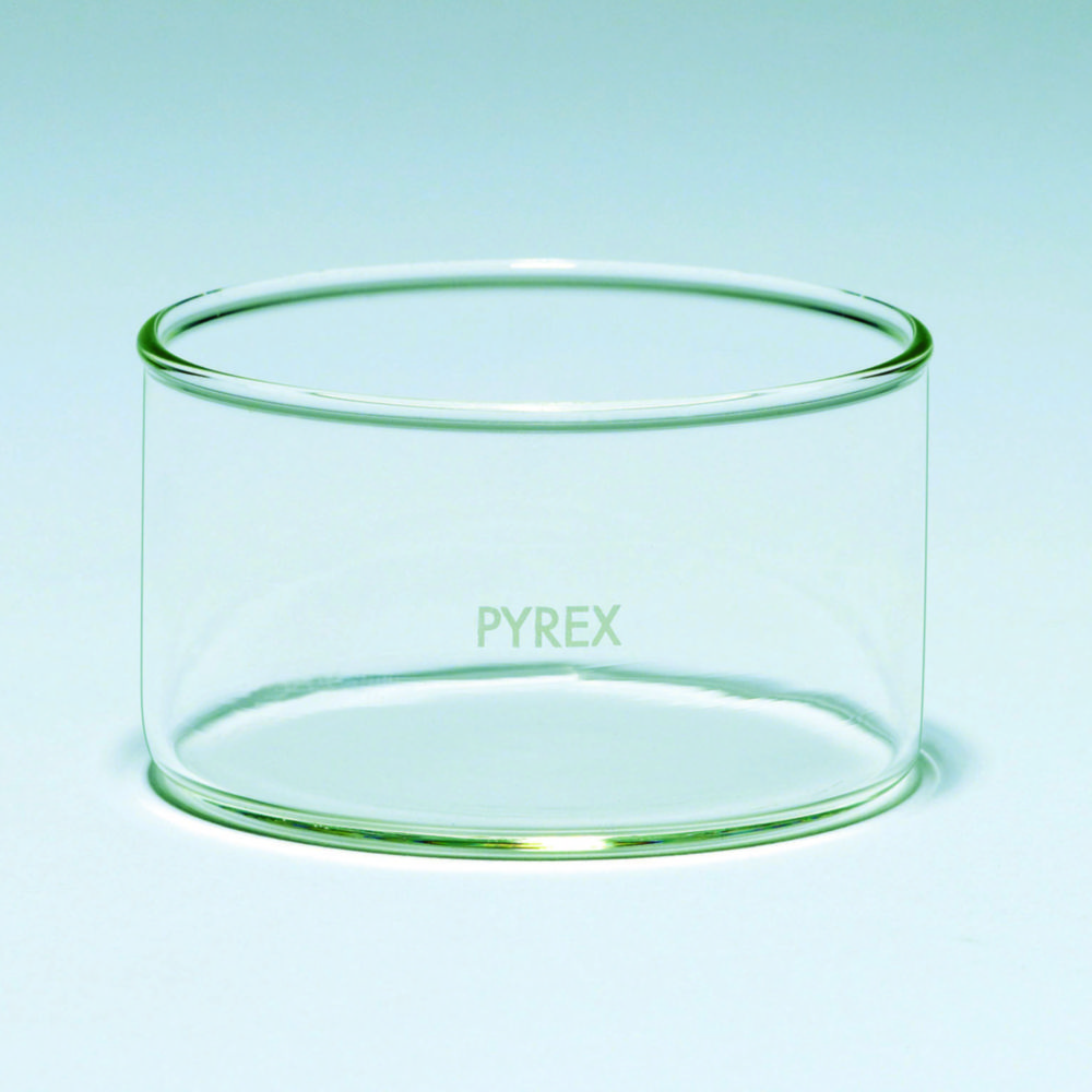 Crystallising dishes, flat bottom, Pyrex® | Nominal capacity: 300 ml