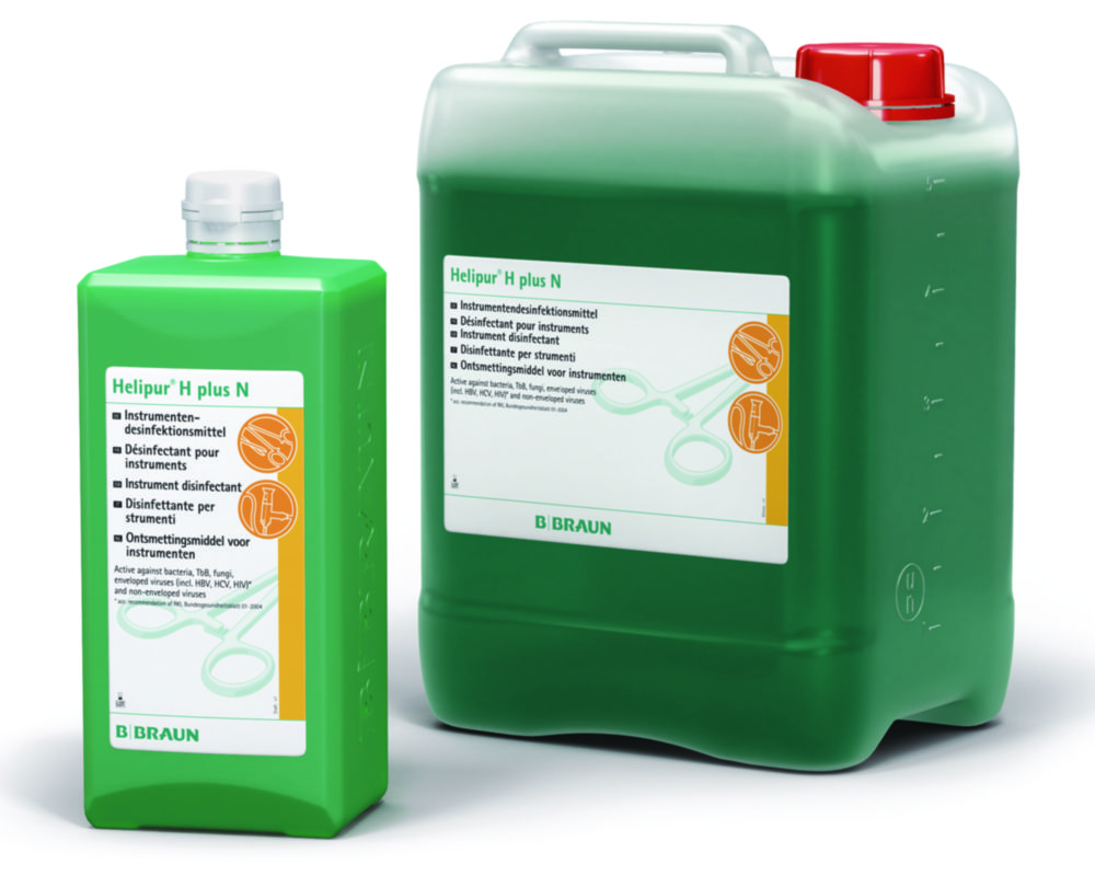 Disinfectant for temperature-sensitive  materials, Helipur® H plus N | Type: Dosing bottle