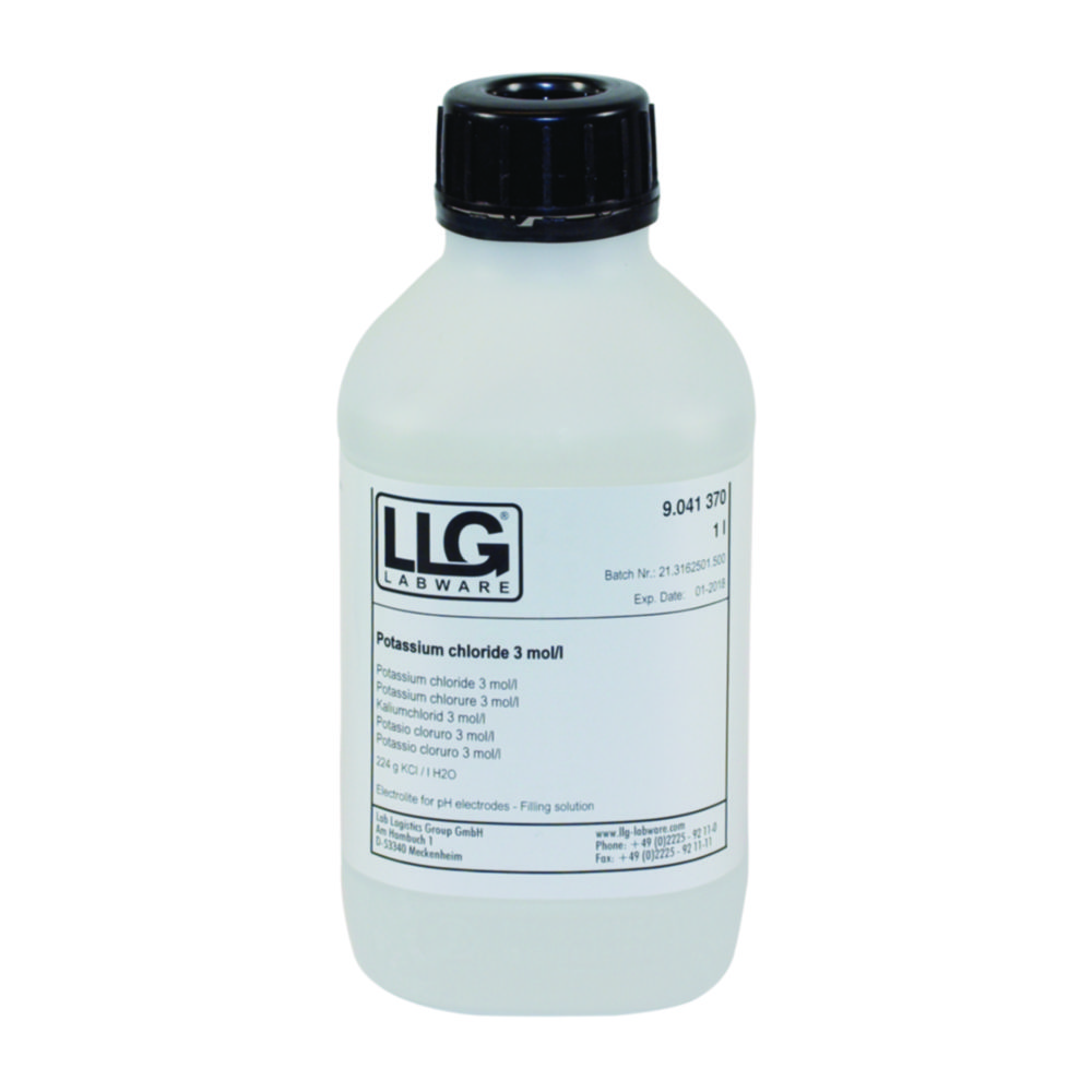 LLG-Elektrolytlösungen, KCl | Typ: 3 mol/l