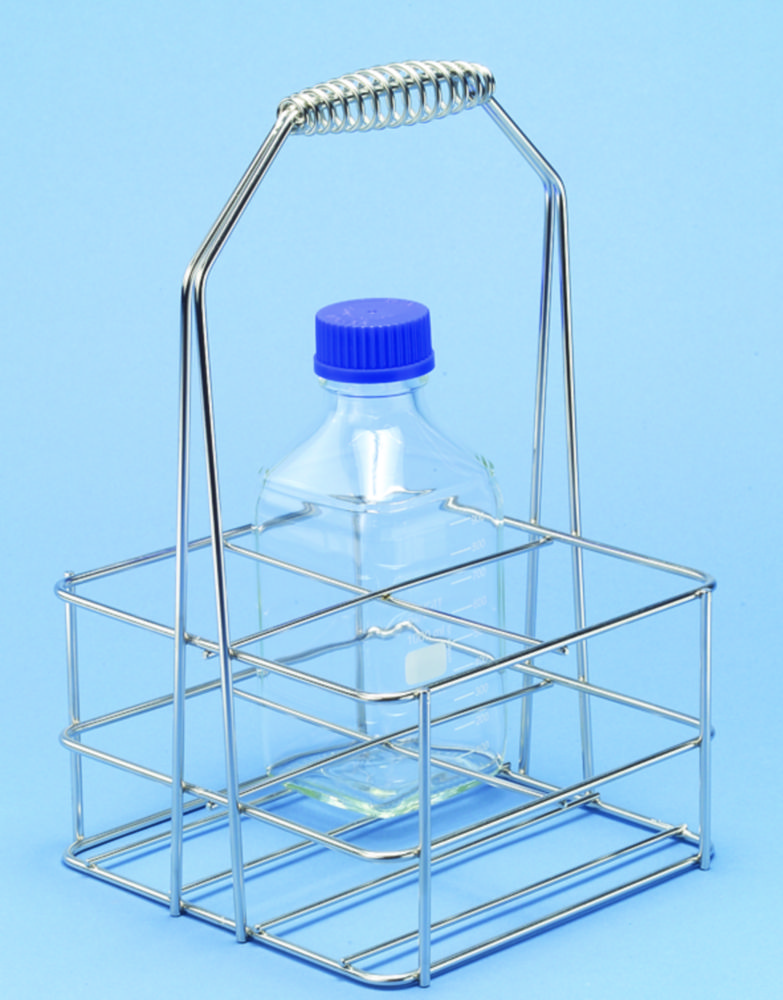 Flaschenträger für DURAN-Vierkantflaschen | Für Flaschen: 500 ml